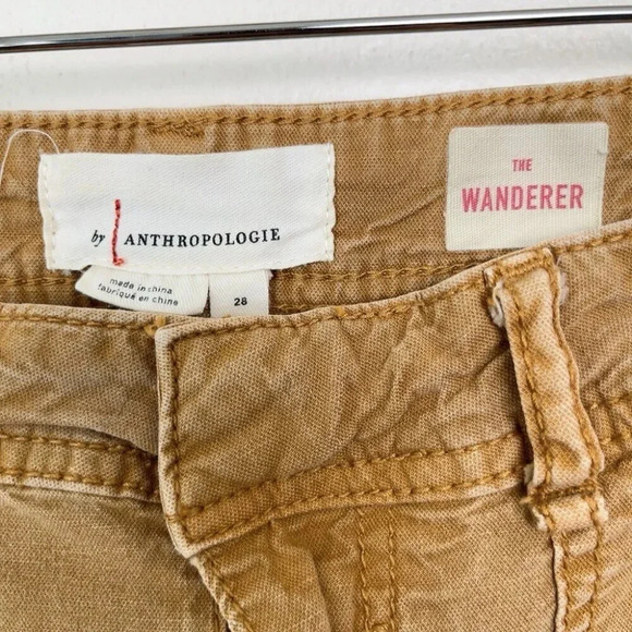 Anthropologie Womens 28 The Wanderer Brown Chino Skinny Leg Pants - Picture 5 of 10